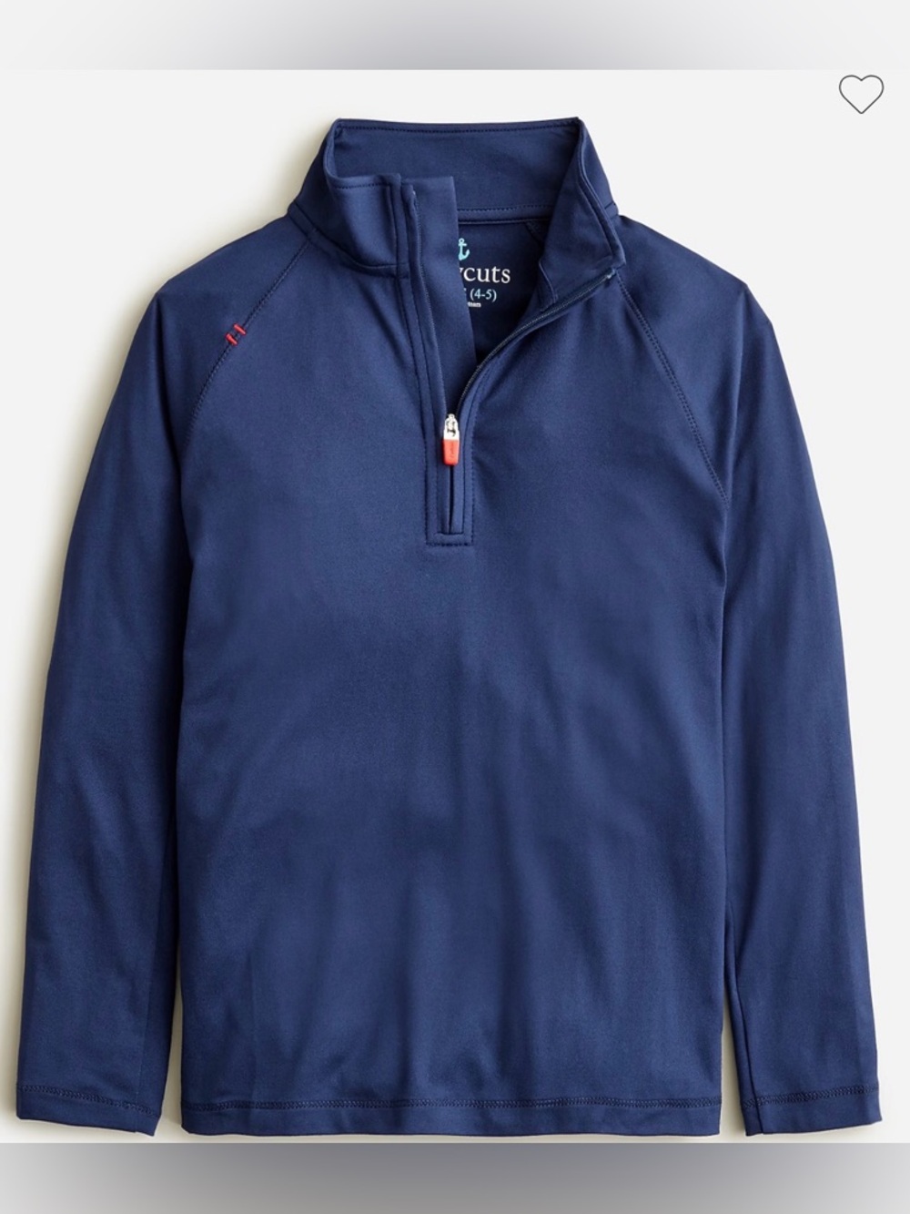 Crewcuts Kids’ Active Half-Zip Popover - Size M (8-9)